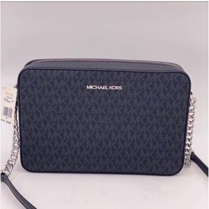 New Michael Kors EW Crossbody Black Bag